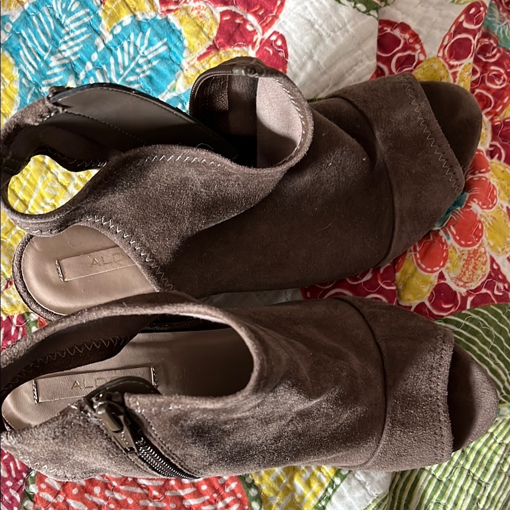 ALDO Women's Brown Peep-Toe Shoes